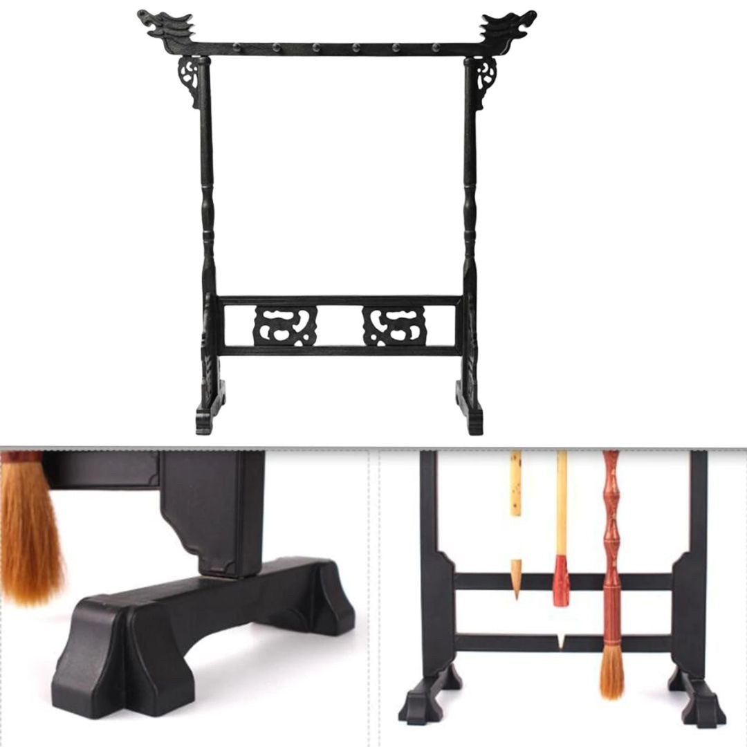 インテリア雑貨 その他 | 木製筆吊り下げホルダー14本用 - 書道・習字向け