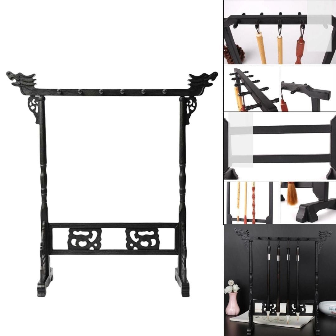 インテリア雑貨 その他 | 木製筆吊り下げホルダー14本用 - 書道・習字向け