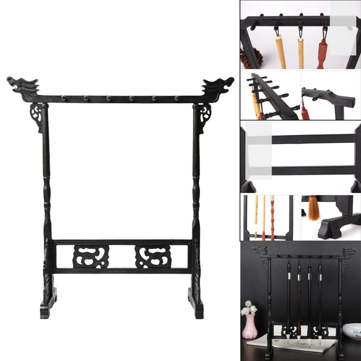 インテリア雑貨 その他 | 木製筆吊り下げホルダー14本用 - 書道・習字向け