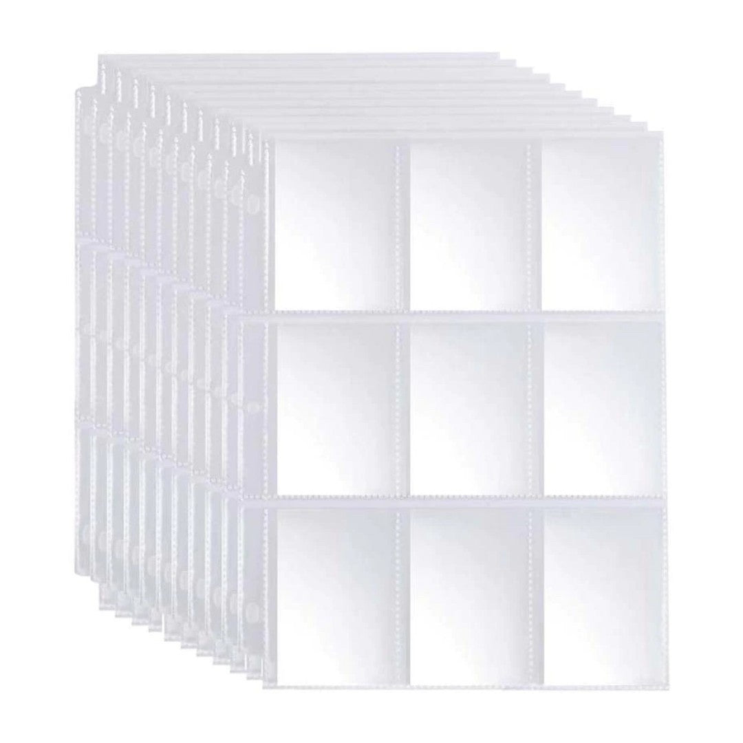 トレカケース | 9ポケット両面トレカ用リフィルシート30枚セット（全2色）