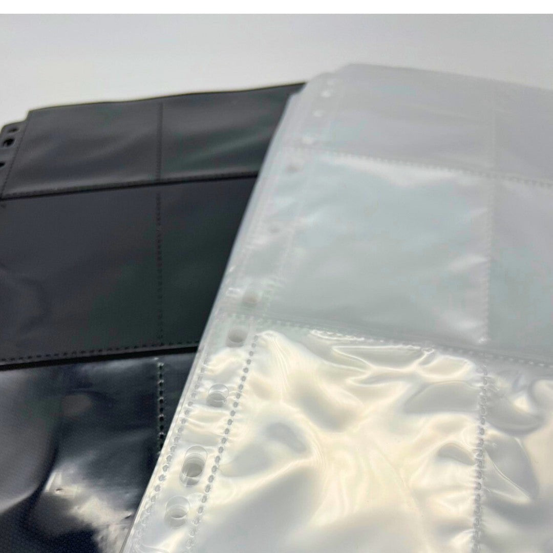 トレカケース | 9ポケット両面トレカ用リフィルシート30枚セット（全2色）