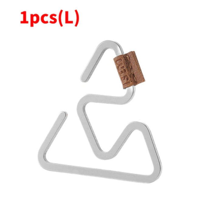 キャンプ用品 | アイアン製トライアングル万能ハンガー5個セット - キャンプ・バーベキュー用