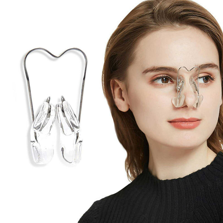 コスメティック | シリコン製鼻筋矯正クリップ：透明で自然な美鼻ケア