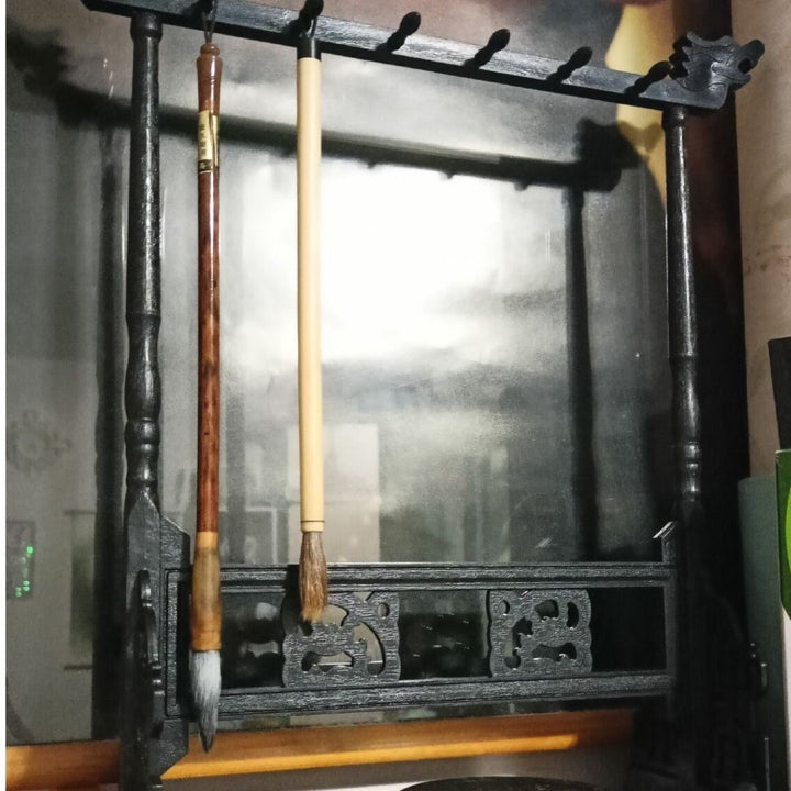 インテリア雑貨 その他 | 木製筆吊り下げホルダー14本用 - 書道・習字向け