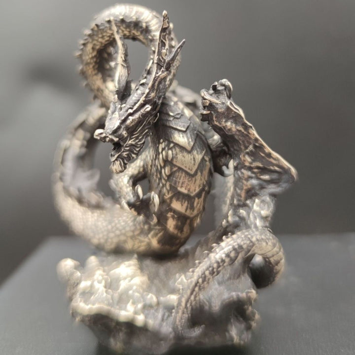 風水 インテリア | 風水龍 置物 5.5cm ゴールドorブラック - 開運金運向上