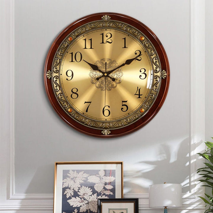 壁掛け時計 | 木製壁掛け時計 40cm アラビア数字orローマ数字