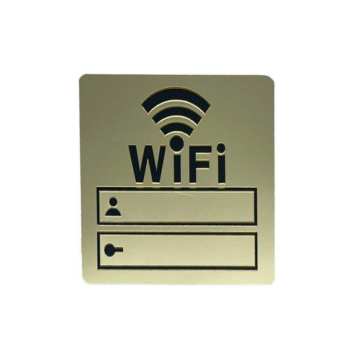 インテリア雑貨 その他 | Wi-Fiサイン アクリルミラー選択可能3カラー ドアプレート