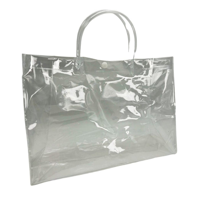 バッグ | 透明クリアトートバッグ 大きめ 防水・おしゃれ 男女兼用