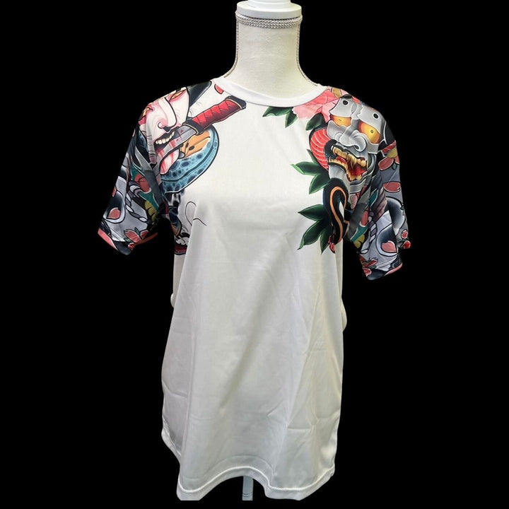 シャツ 男性 | 和柄般若半袖Tシャツ 男女兼用 ビッグシルエット