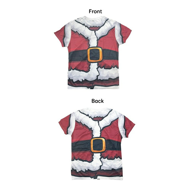 仮装 | クリスマス用 半袖サンタコスプレTシャツ