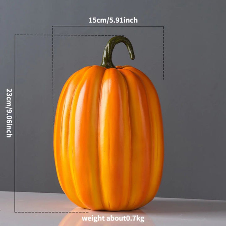 イベントグッズ | ハロウィン用リアルカボチャ置物 - 室内外対応、おしゃれ北欧デザイン