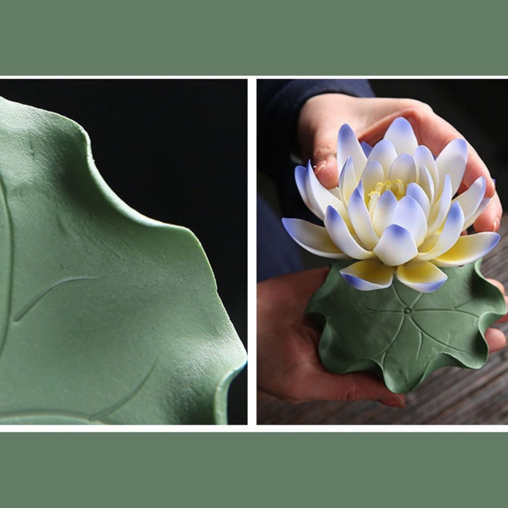 お香 | 蓮の花 お香立て インセンスホルダー - 選べる6カラー