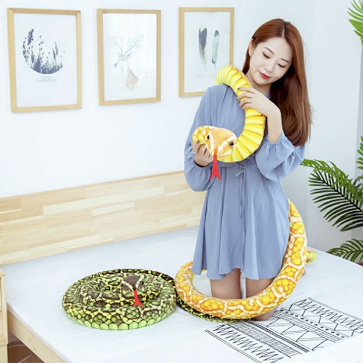 玩具 | 3.3m巨大ヘビクッションぬいぐるみ - パーティードッキリにも