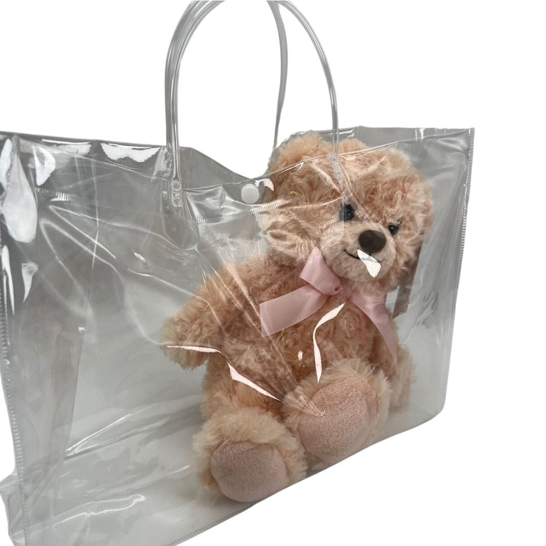 バッグ | 透明クリアトートバッグ 大きめ 防水・おしゃれ 男女兼用