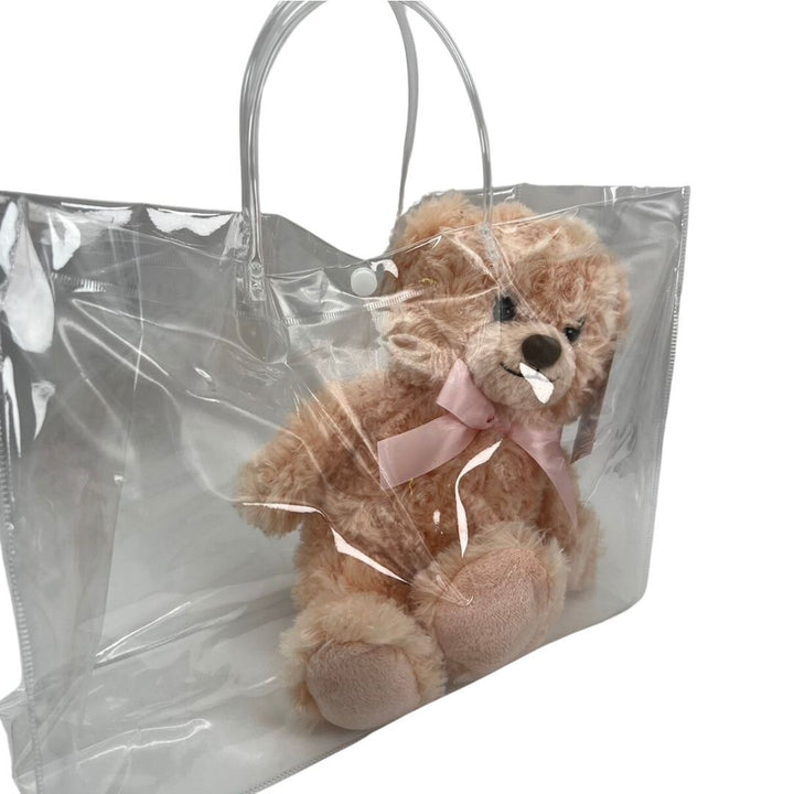 バッグ | 透明クリアトートバッグ 大きめ 防水・おしゃれ 男女兼用