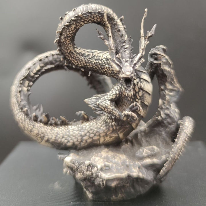 風水 インテリア | 風水龍 置物 5.5cm ゴールドorブラック - 開運金運向上
