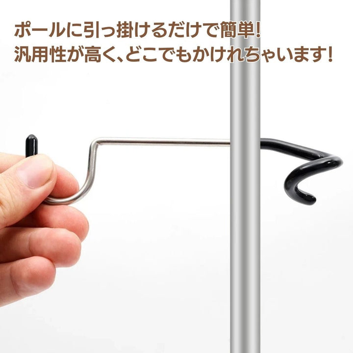 キャンプ用品 | 耐熱アイアンランタンフック8個セット - キャンプ・登山用