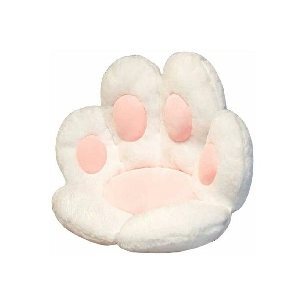 インテリア グッズ | 猫肉球クッション抱き枕 70×60cm - ホワイト