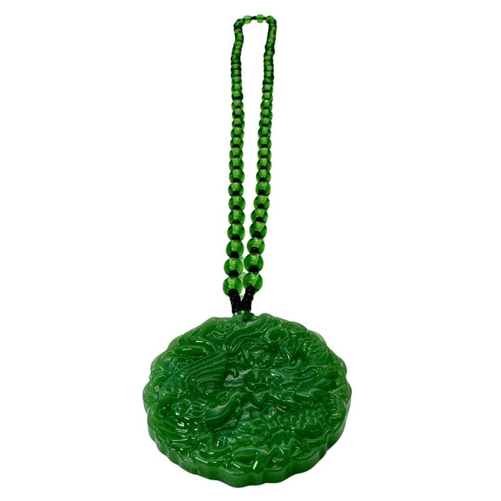 ネックレス | 翡翠の龍と鳳凰ネックレス - ユニセックスジュエリー