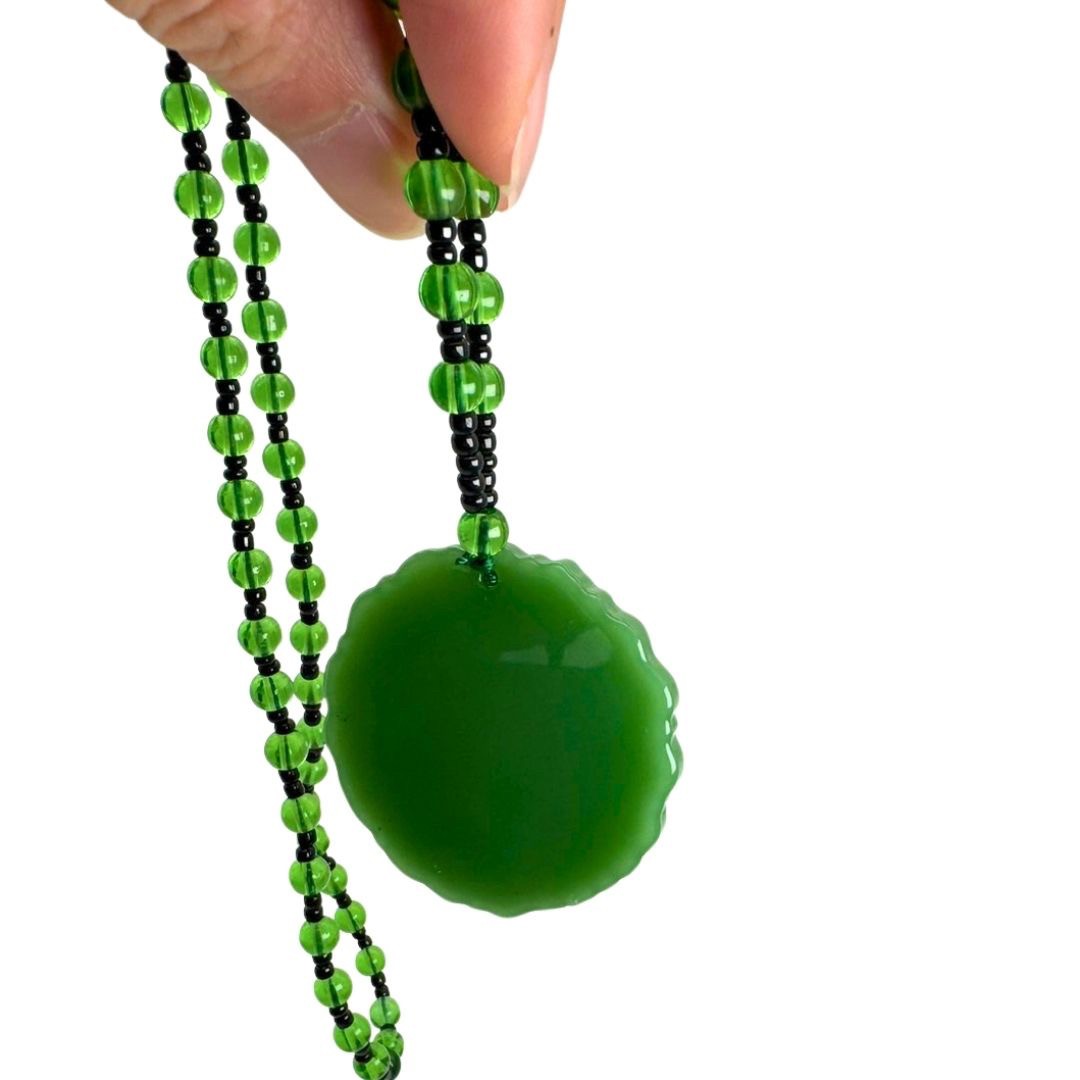 ネックレス | 翡翠の龍と鳳凰ネックレス - ユニセックスジュエリー