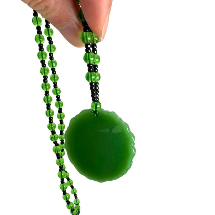 ネックレス | 翡翠の龍と鳳凰ネックレス - ユニセックスジュエリー