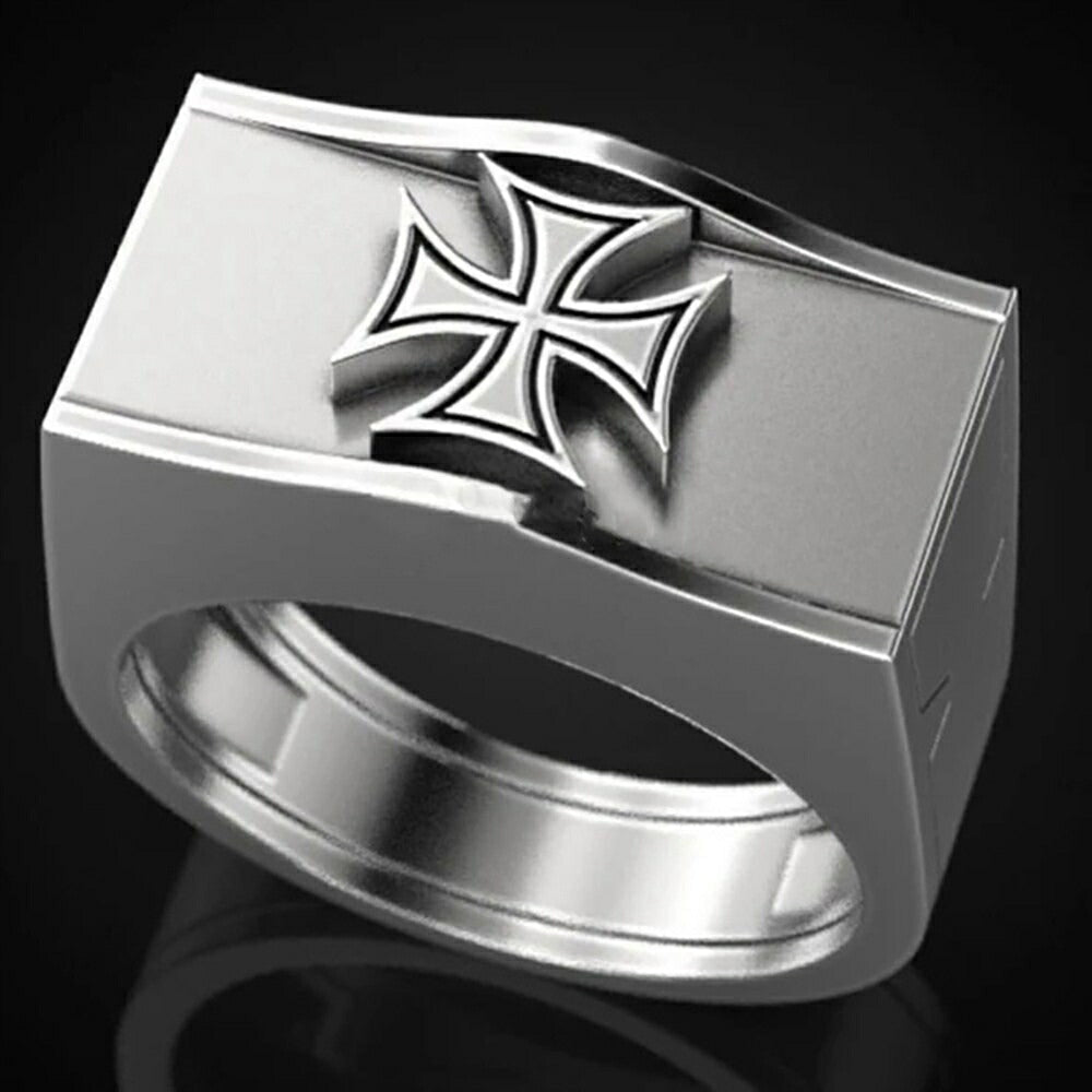 リング | シルバー十字架リング 男女兼用 HIPHOPアクセサリー