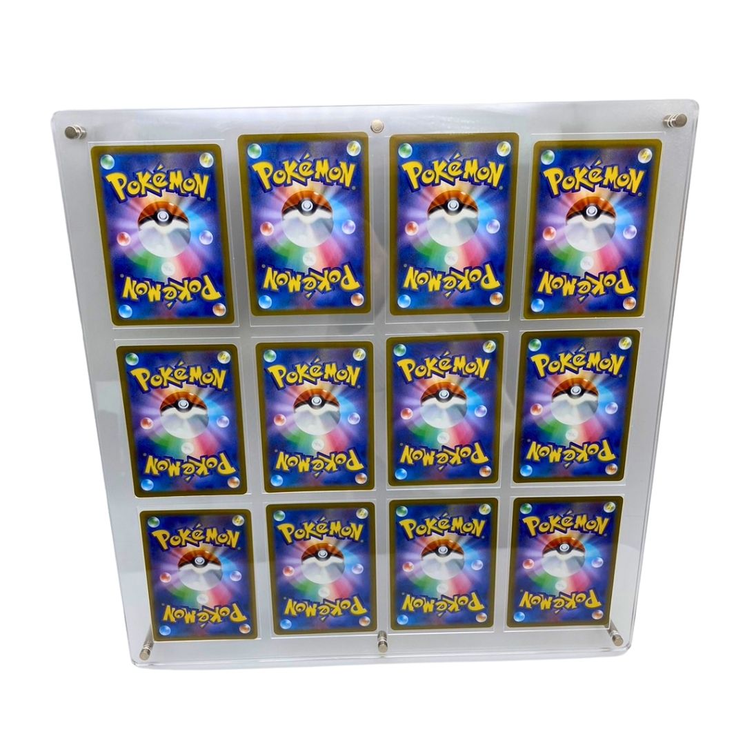 トレカケース | ポケモン・遊戯王対応 アクリル製トレカ保護ディスプレイケース（12枚収納）