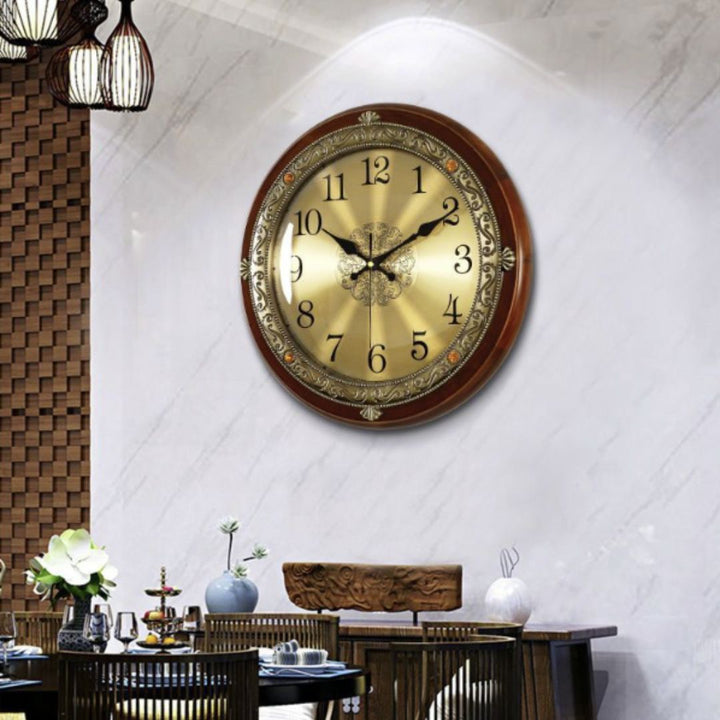 壁掛け時計 | 木製壁掛け時計 40cm アラビア数字orローマ数字