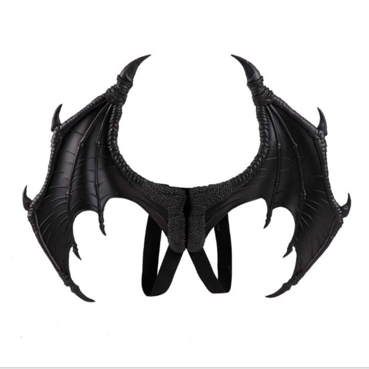 仮装 | ドラゴンの翼 コスプレ 羽根 レッド/ブラック