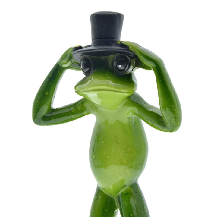 インテリア オブジェ | カエル船長置物 - 幸運と商売繁盛のインテリア