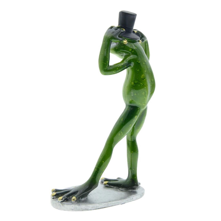 インテリア オブジェ | カエル船長の置物 3体セット - 幸運・金運アップ・開店祝い向け