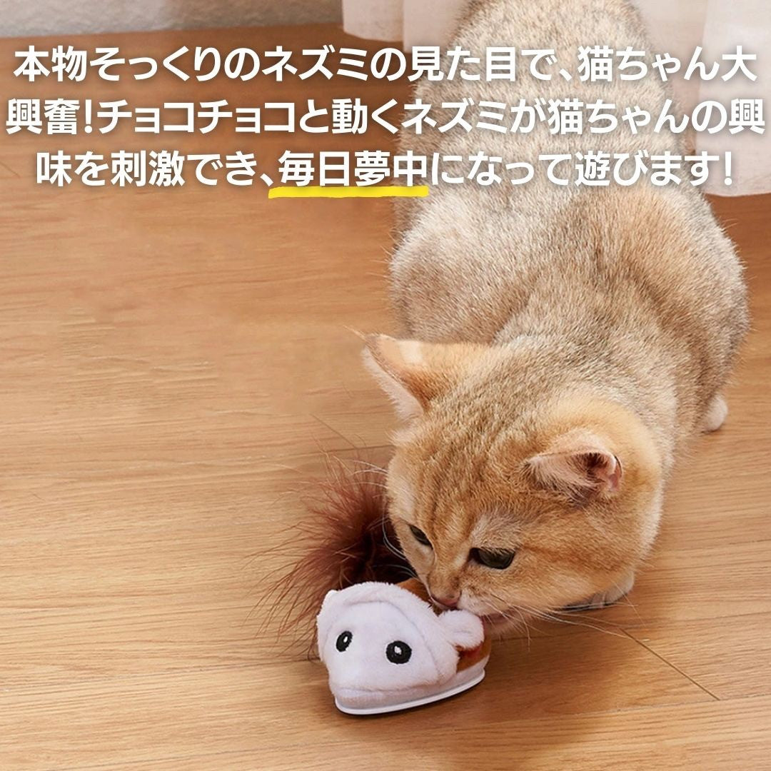 ペットグッズ | 電動ネズミおもちゃ - 猫用運動不足解消グッズ