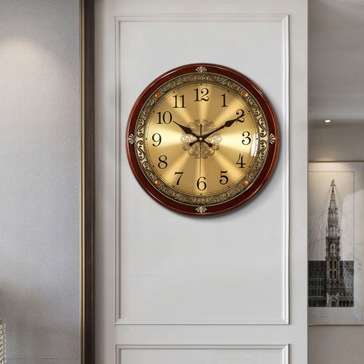 壁掛け時計 | 木製壁掛け時計 40cm アラビア数字orローマ数字