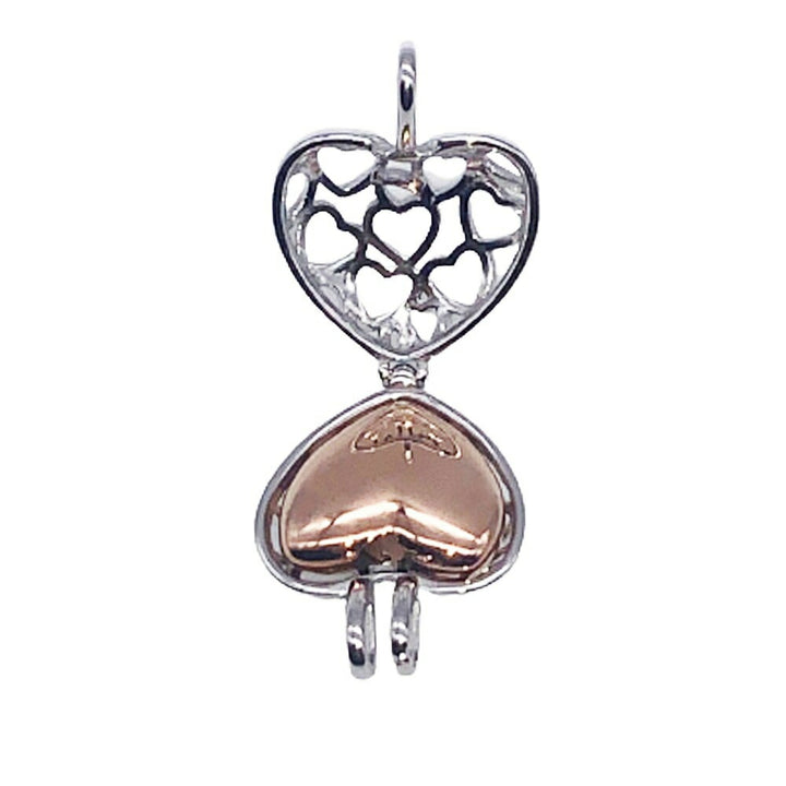 ネックレス | ローズゴールド ハート型 遺骨ネックレス