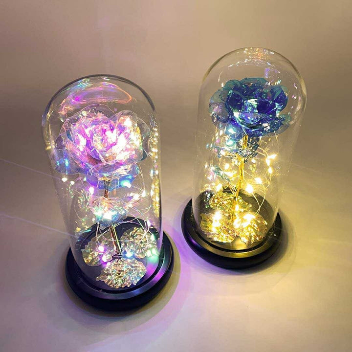 インテリア照明 | ギャラクシーローズLED照明 ガラスドームインテリア