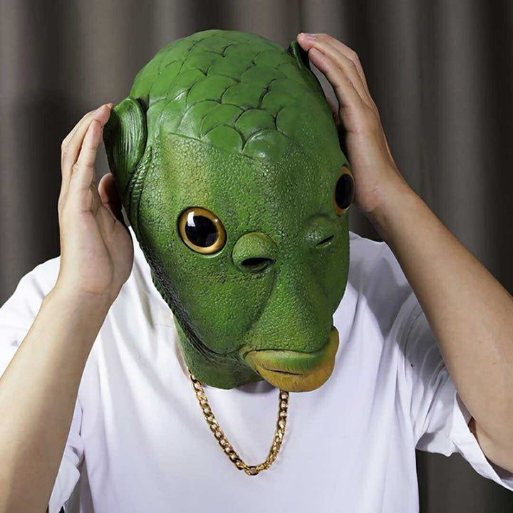 仮装 パーティーグッズ | 半魚人デザイン帽子 ハロウィン・コスプレ向け フリーサイズ