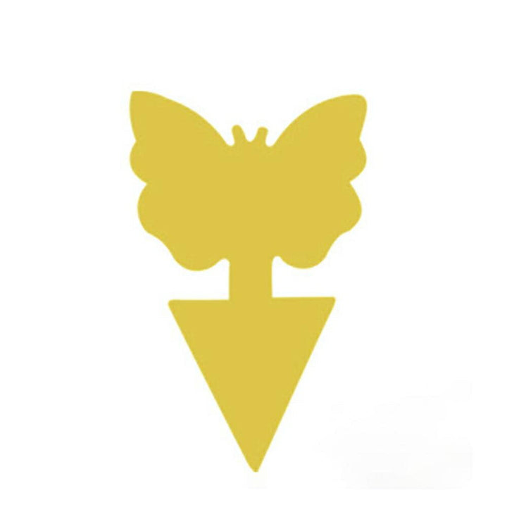 虫よけ 鳥よけ | 黄色蝶々型粘着トラップ 12枚セット - 虫取り・害虫対策 安全無毒