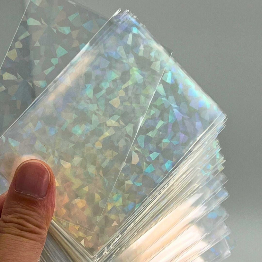 トレカケース | ホログラムカードスリーブ200枚セット - ポケモン・遊戯王対応、保護収納用