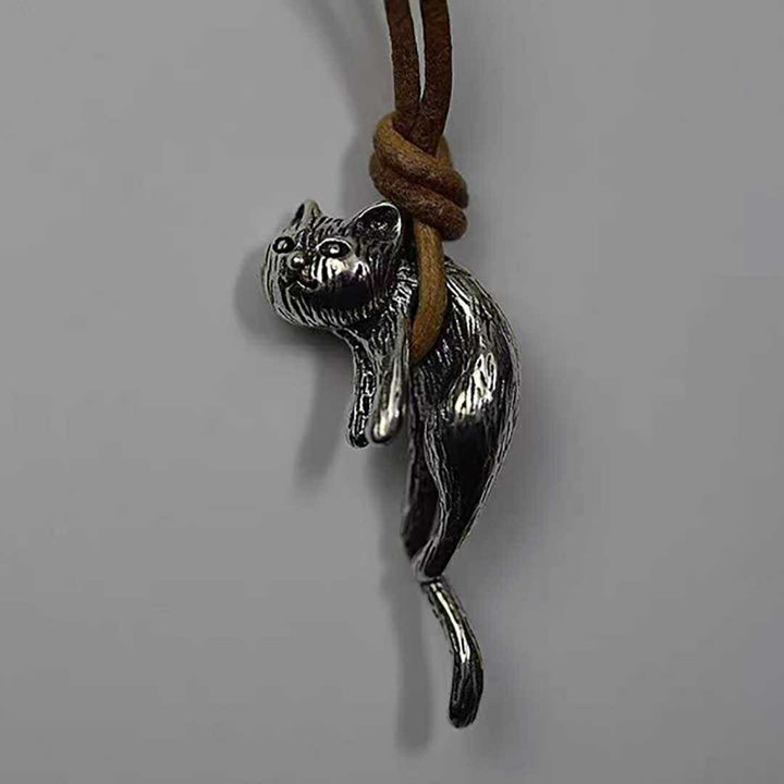 ネックレス | 猫モチーフ ユニセックス ネックレス - ストリート系アクセサリー