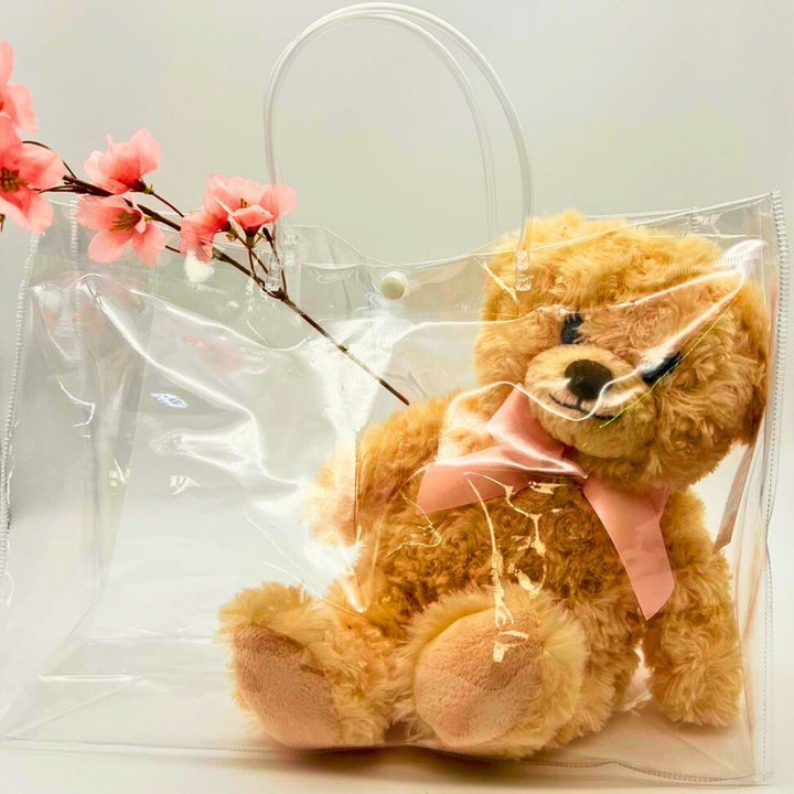 バッグ | 透明クリアトートバッグ 大きめ 防水・おしゃれ 男女兼用