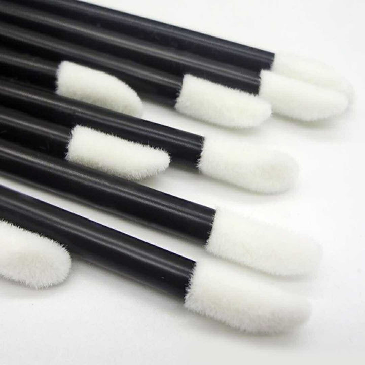 コスメティック | 業務用ディスポーザブルリップブラシ100本セット - プロ仕様メイクアップツール