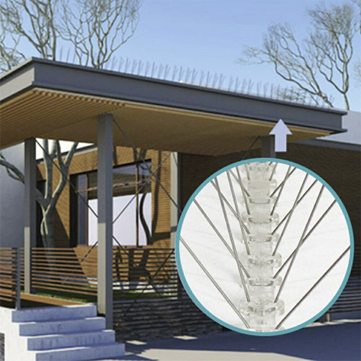 虫よけ 鳥よけ | 防鳥スパイク20個セット - 害獣・ハト対策、長さ調整可能