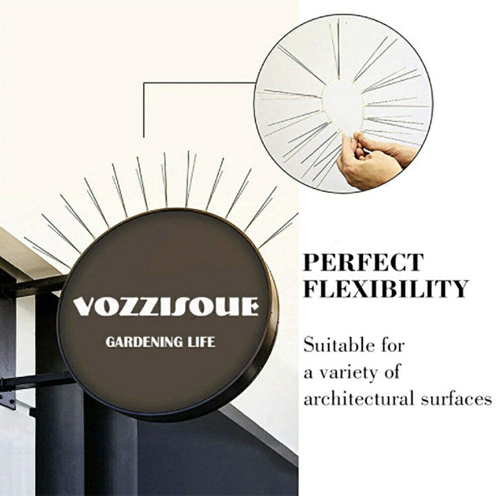 虫よけ 鳥よけ | 防鳥スパイク10個セット - 害獣・ハト対策、長さ調整可能