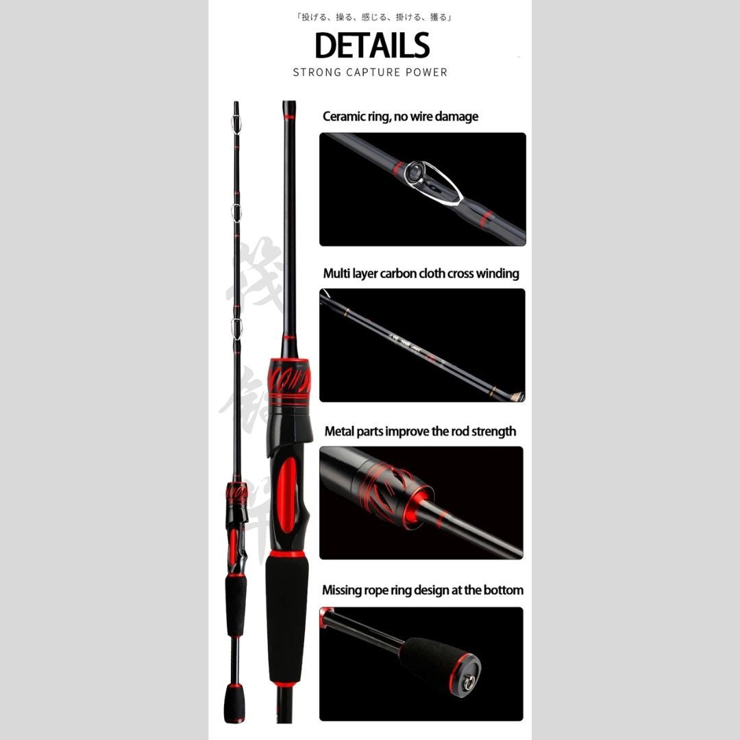 釣り 道具 | レッド龍筏 筏竿 1.5m 極細穂先 - 海釣り用