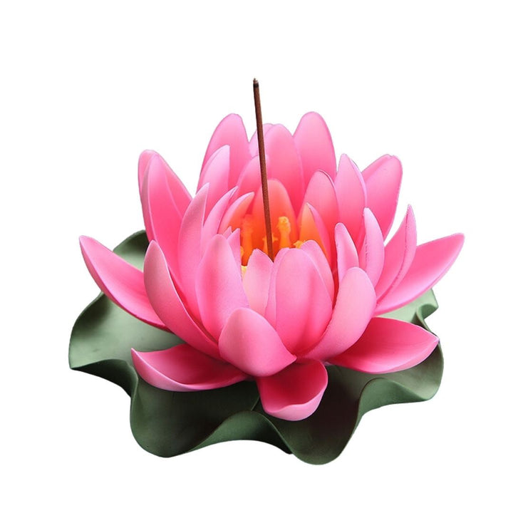 お香 | 蓮の花 お香立て インセンスホルダー - 選べる6カラー