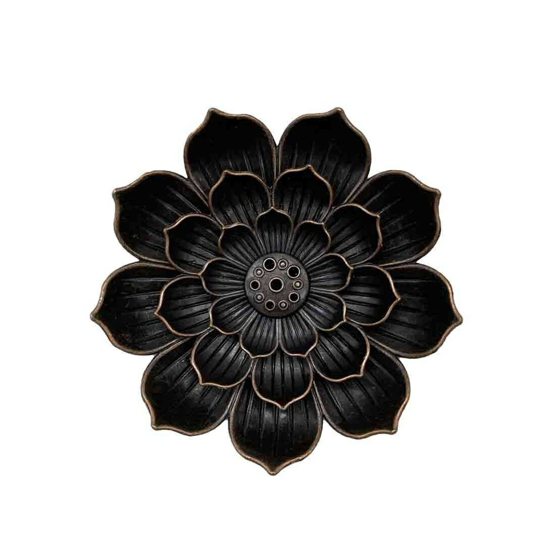 お香 | 蓮の花デザイン香炉・お香立て【風水・開運】