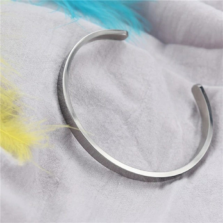 ブレスレット | シルバーバングル フリーサイズ 男女兼用