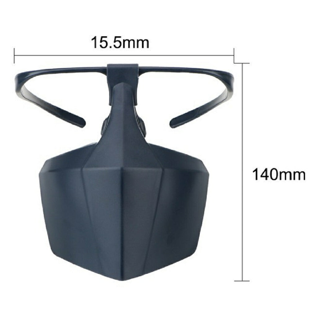 マスク | 青色or黒色 耳が痛くならないフェイスシールド マスク