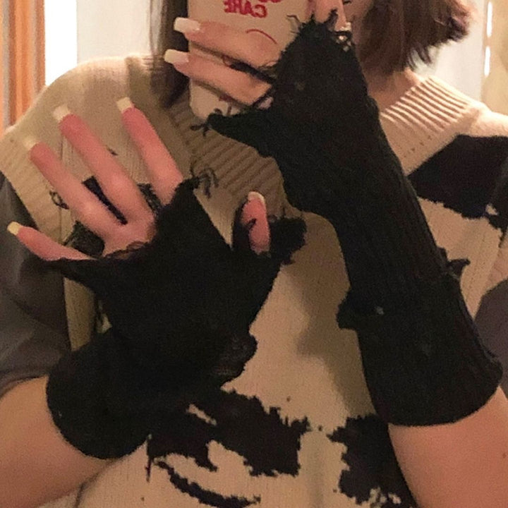 小物 その他 | ブラックアームウォーマー UVカット・タトゥー隠し 男女兼用