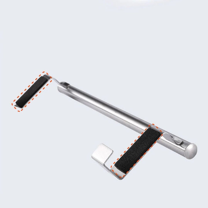 インテリア雑貨 その他 | ステンレス製タオルハンガー 23cm - キッチン・バスルーム用、穴開け不要